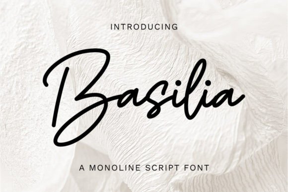 Basilia: A Timeless Handwritten Font for Elegant Branding