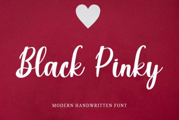 Black Pinky: A Handwritten Font for Elegant Branding
