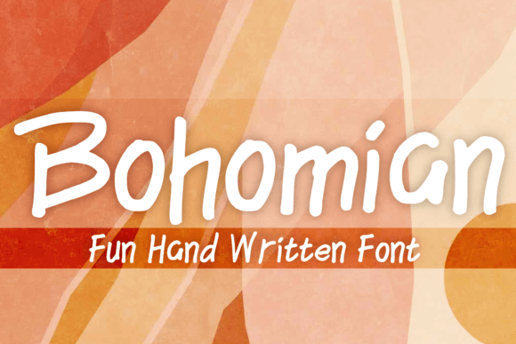 Bohomian: A Versatile Script Handwritten Font for Creative Projects