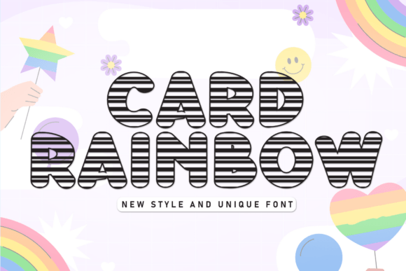Card Rainbow: A Versatile Font for Creative Projects