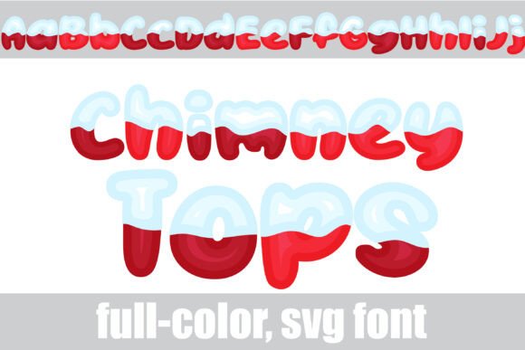 Chimney Tops: A Charming Winter Font for Creative Branding