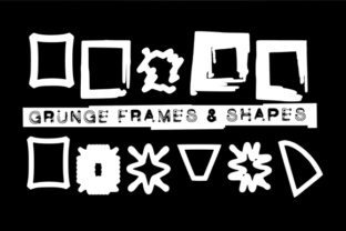 Discover Grunge Frames: A Unique Font for Editorial Design