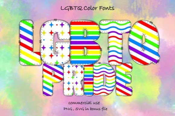 Embrace Pride with Lgbtq Collection: A Vibrant Font for Creatives