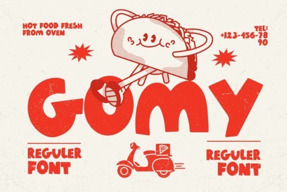 Enhance Your Brand with Gomy: A Bold and Playful Font