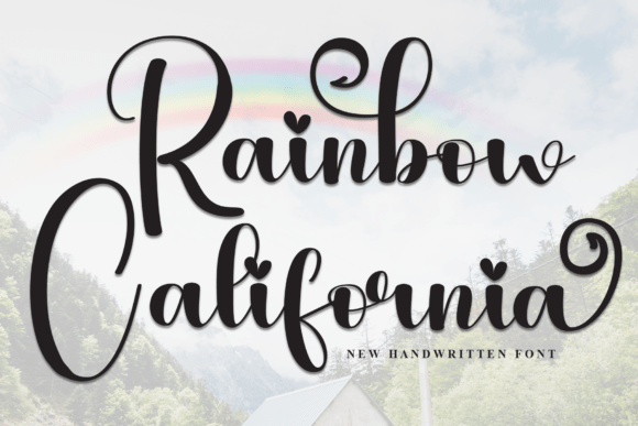 Enhance Your Brand with Rainbow California Font