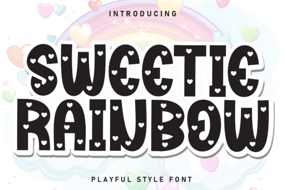 Enhance Your Brand with Sweetie Rainbow Font