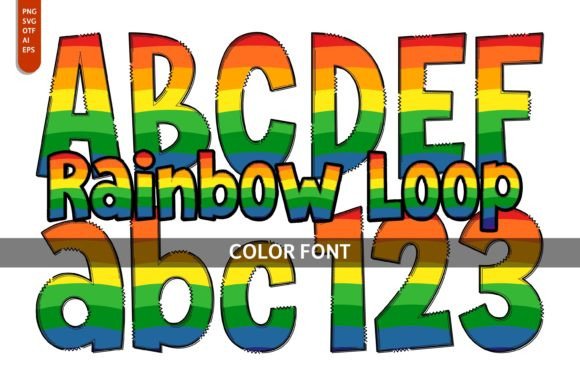 Enhance Your Campaigns with Rainbow Loop Font