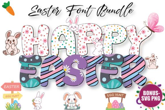 Fancy Easter Bundle: A Charming Font for Spring Projects