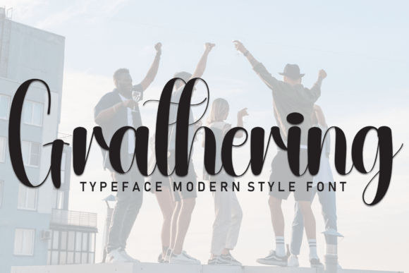 Grathering: A Sweet and Friendly Handwritten Font