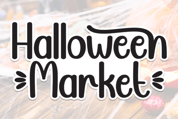 Halloween Market: A Sweet and Friendly Handwritten Font