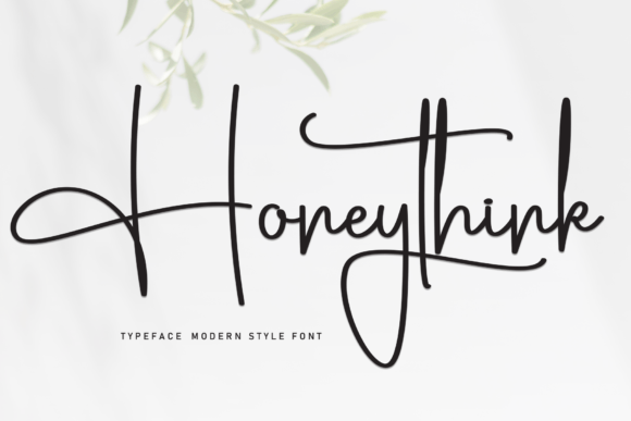 Honeythink: A Timeless Handwritten Font for Web Design