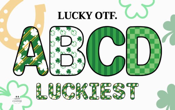 Lucky Luckiest Bundle: A Vibrant Color Font for Engaging Campaigns
