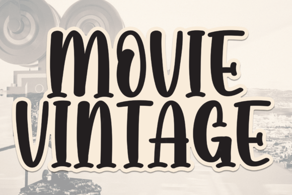 Movie Vintage: A Sweet and Friendly Handwritten Font