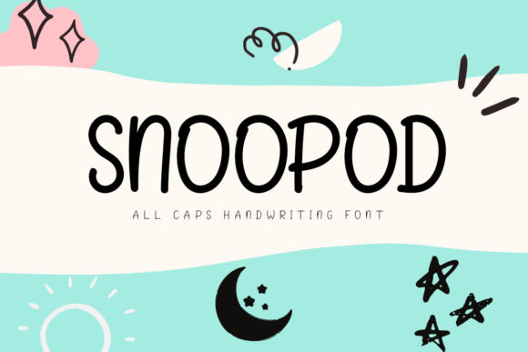 Snoopod: A Charming Handwritten Font for Engaging Designs