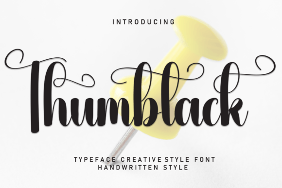 Thumbtack: A Sweet and Friendly Handwritten Font