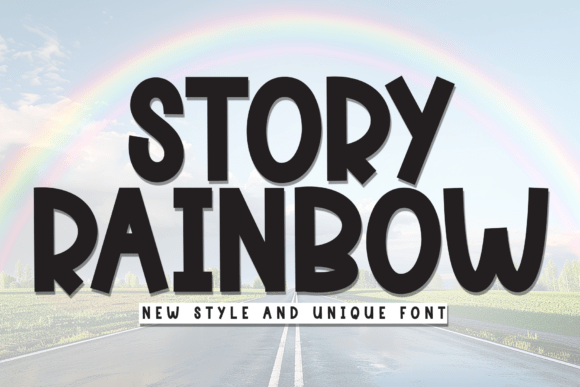 Transform Your Brand with Story Rainbow Font