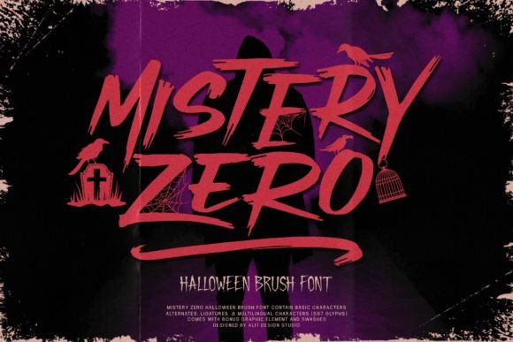 Unlock Spooky Creativity with Mistery Zero Font