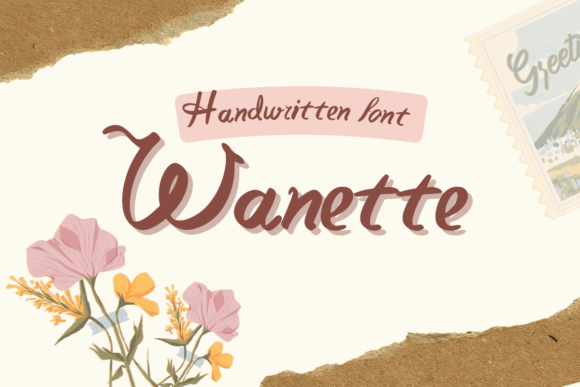 Wanette: A Delicate Handwritten Font for Editorial Design